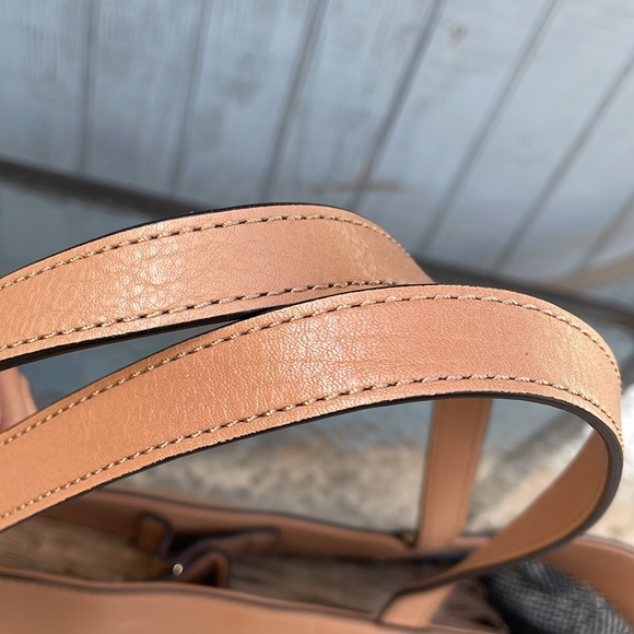 Rebecca Minkoff Tan Leather Tote Bag - Picture 3 of 17
